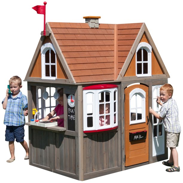 You can up up with so many wooden playhouse paint ideas for your kids! Doing a wooden playhouse makeover will customize your little house for your kids personalities!