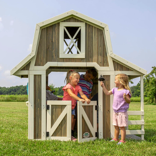 outdoor wood playhouses