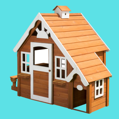 Puppy & Me. Wooden Playhouse for Kids
