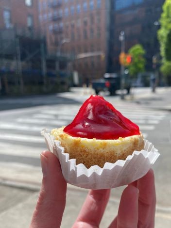 The best cheesecake and a must eat in New York City is Eileen's Special Cheesecake