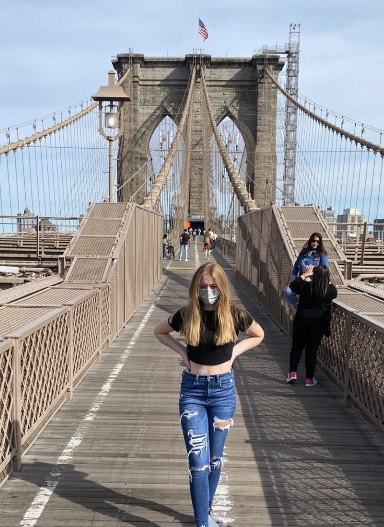 When traveling to NYC, walking or biking across the Brooklyn Bridge is a must 