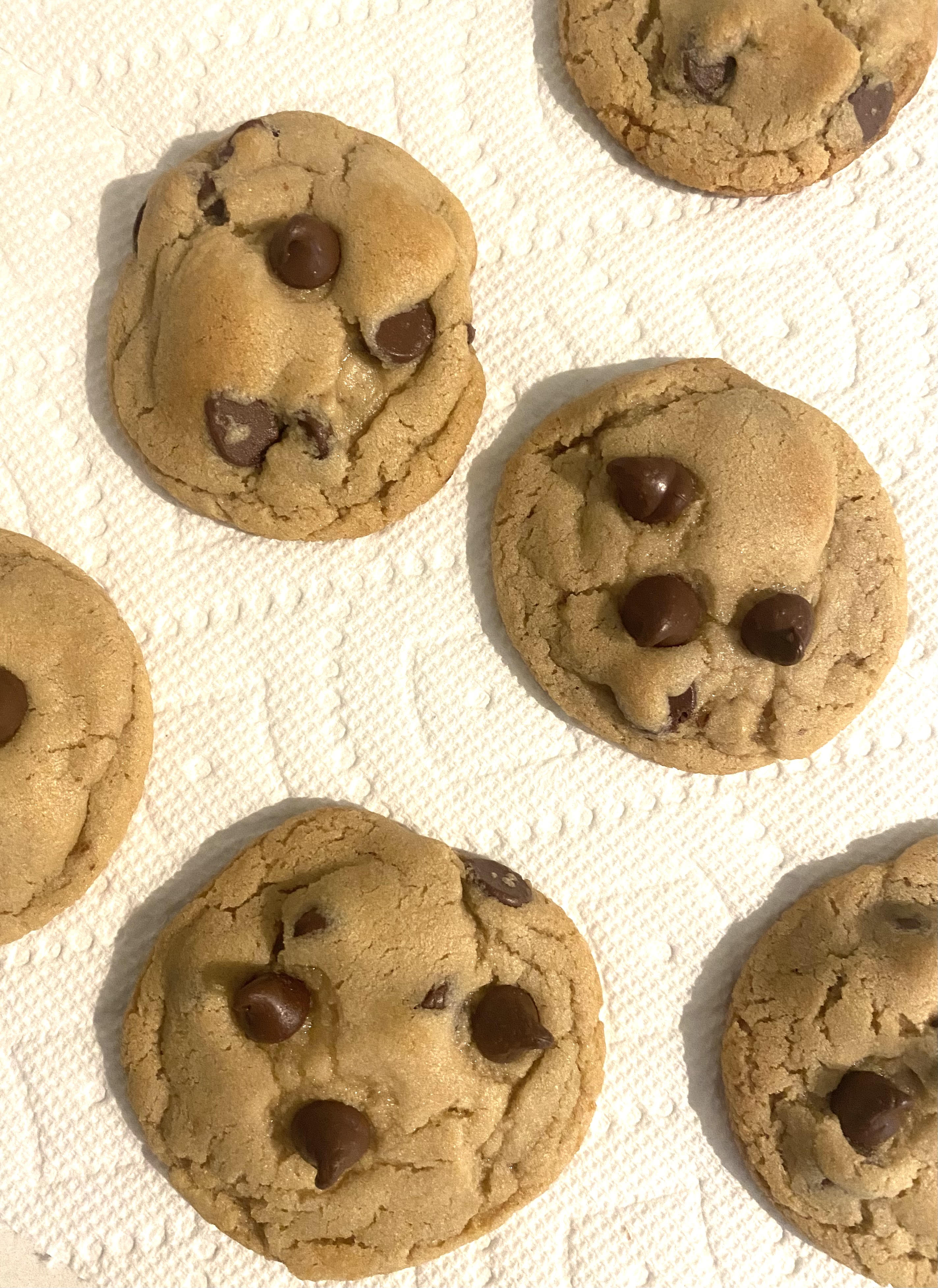My moms chocolate chip cookie recipe! Soft, Chewy, Chocolate Chip Cookies!