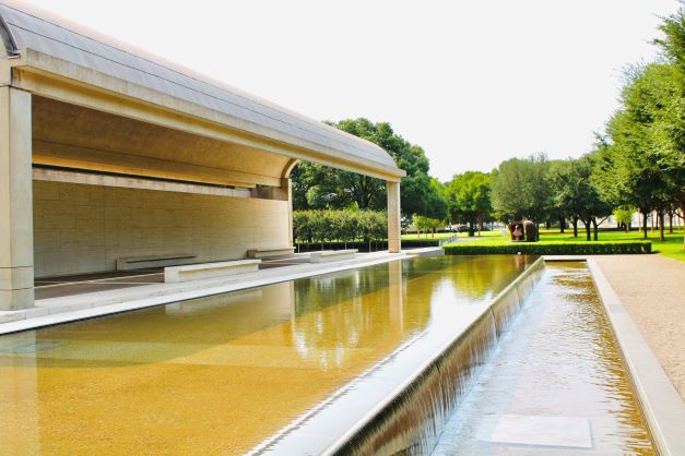 The Fort Worth Museum Kimbell Art Museum. One of the best museums in Texas to see with an extensive collection of art. 