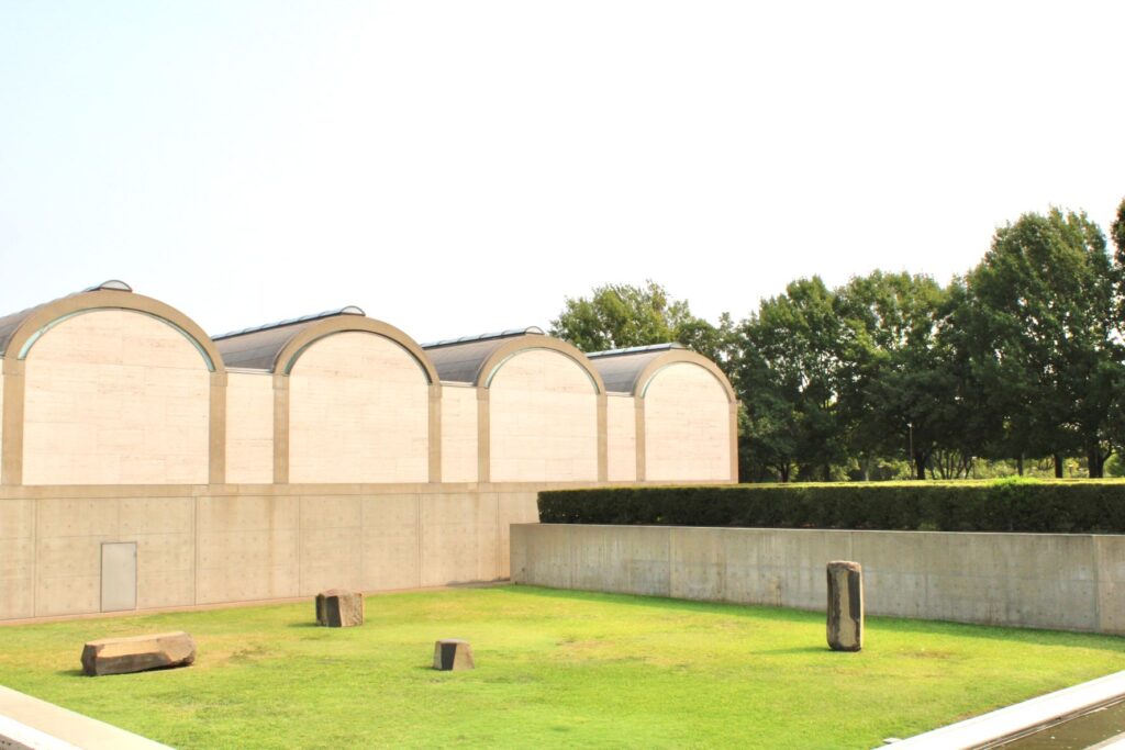 The awe-inspiring architecture of the Kimbell Art Museum in Fort Worth, Texas