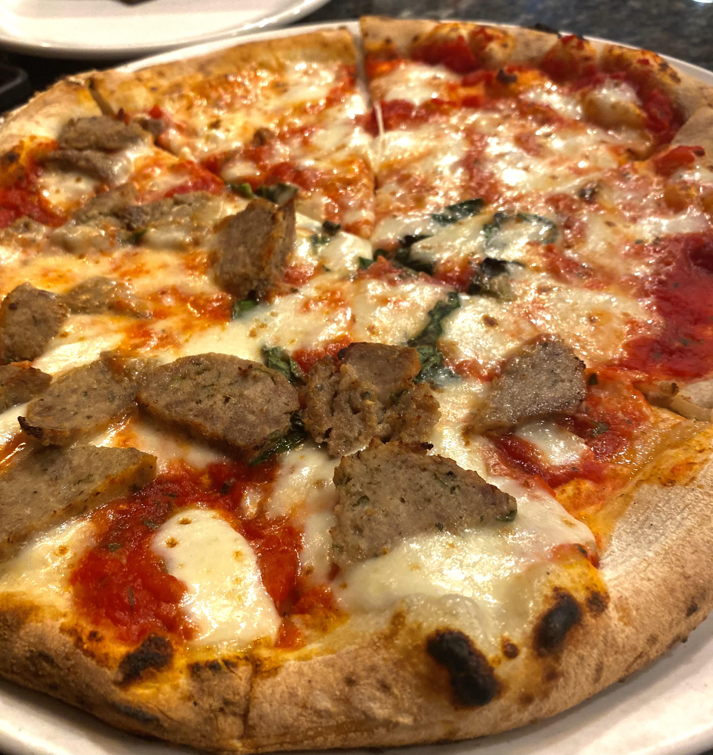 One the top rated and best pizza in Dallas in Cane Rosso. This Neapolitan Pizza is made with fresh ingredients and dough. 