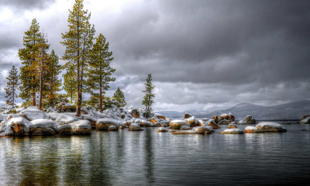 Lake Tahoe's crystal clear waters mixed with sparkling white snow is a once in a lifetime opportunity. 
