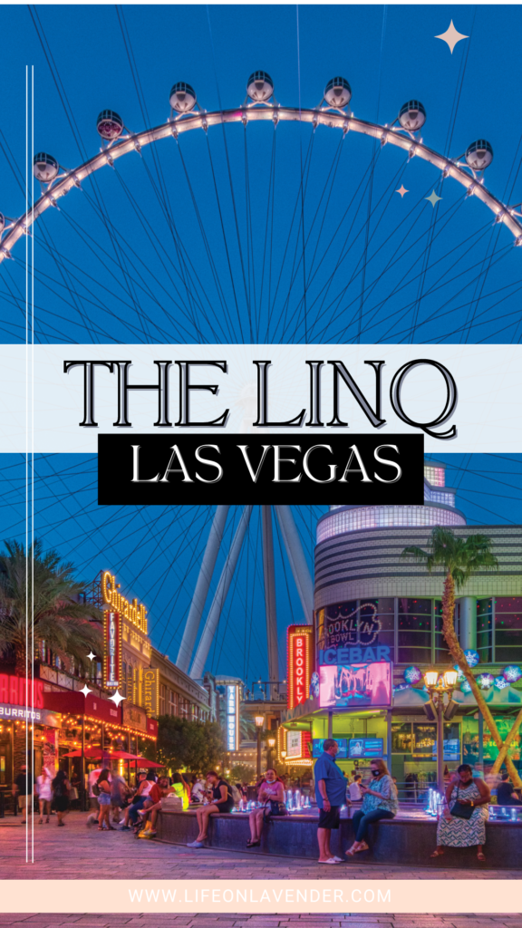 The LINQ Promenade Las Vegas. Pinterest Pin