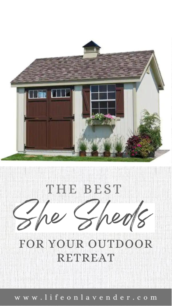 She Sheds For Sale. Pinterest Pin