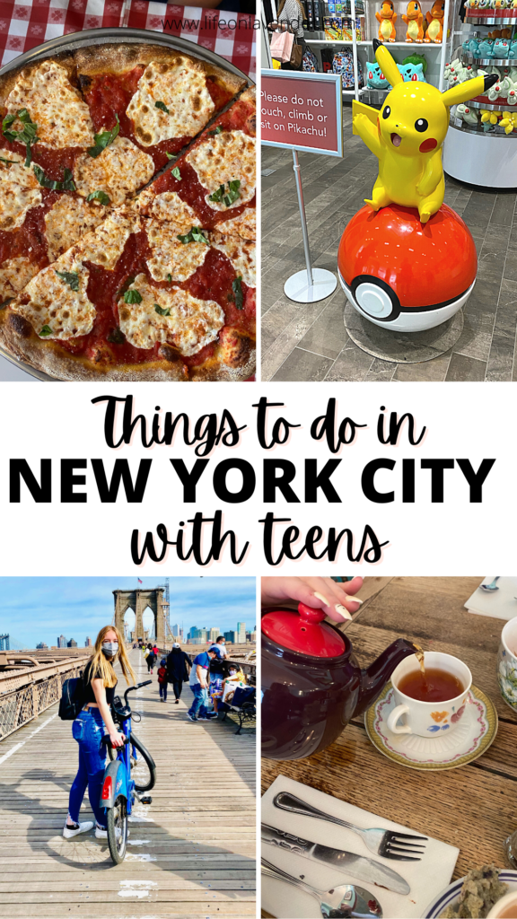 Things to do in NYC with teens-Pinterest Pin