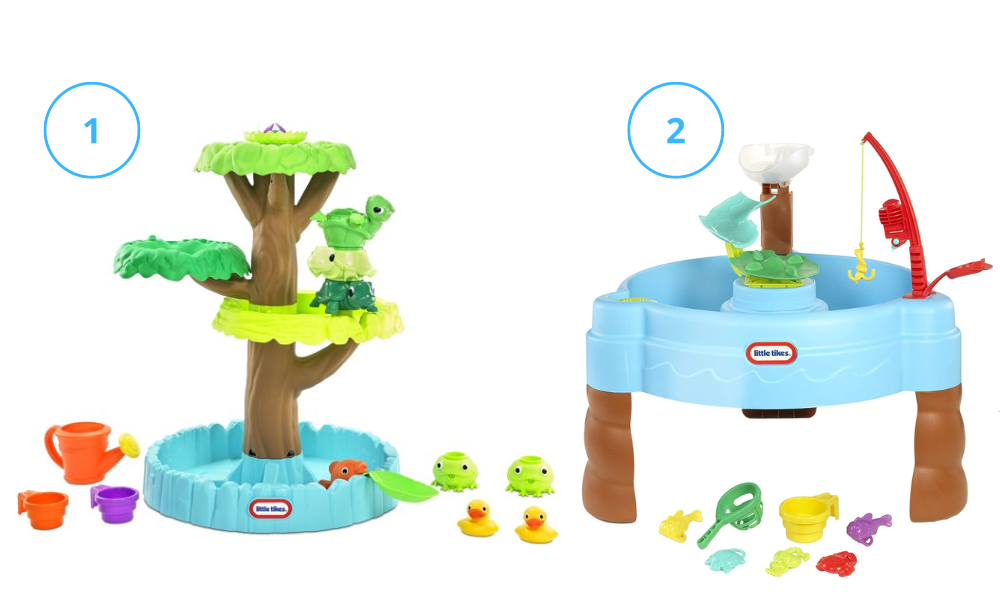 these water tables for toddlers are for the littlest of toddlers. These water play tables are perfect for little hands and learning!