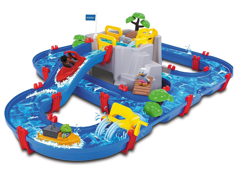 This is such a fun water toy for toddlers! And, its unique. Your toddler will play for hours with this water toy