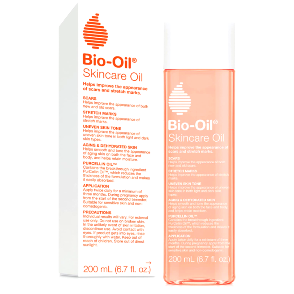 Using Bio-Oil during pregnancy can prevent stretch marks. 