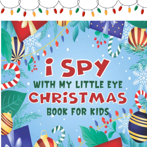 I Spy books are great Christmas books for preschoolers 