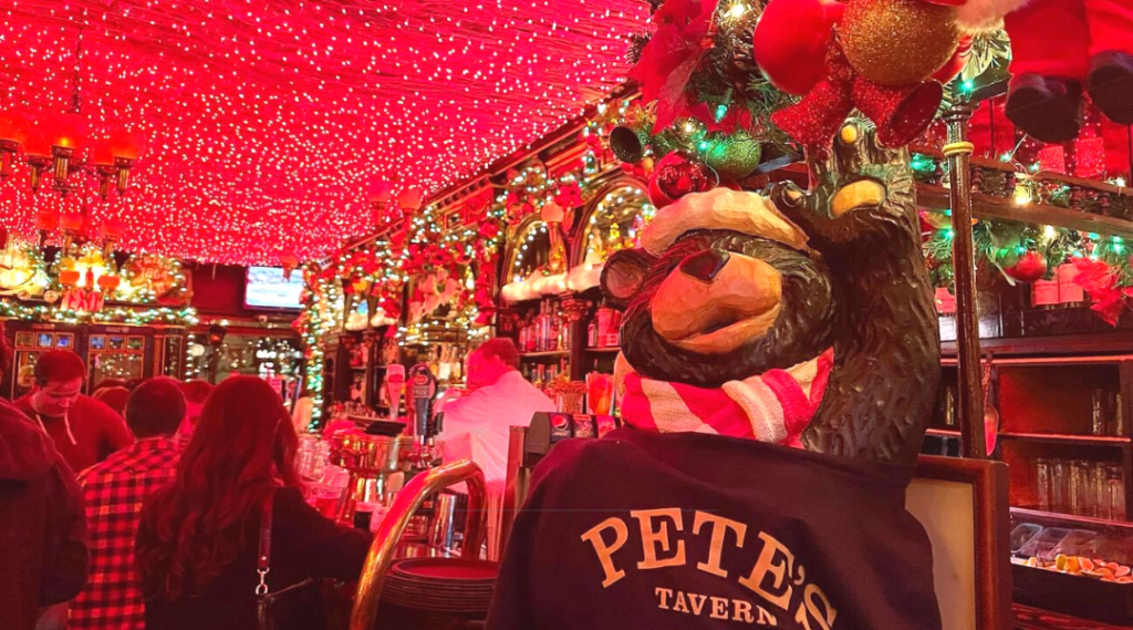 Pete's Tavern is one of the best festive restaurants in NYC!