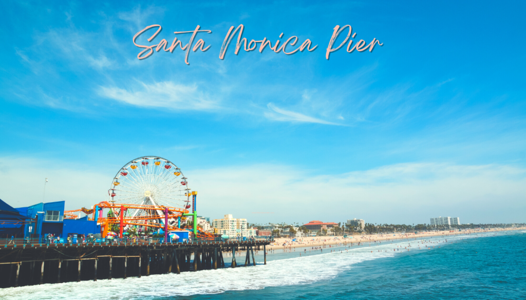 Santa Monica is a fantastic warm winter vacation in the US. Santa Monica Pier 