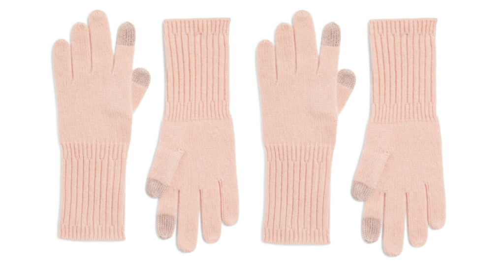 Gloves are of course a winter wardrobe essentials, treat yourself to some pretty leather, knit, or even heated gloves. 