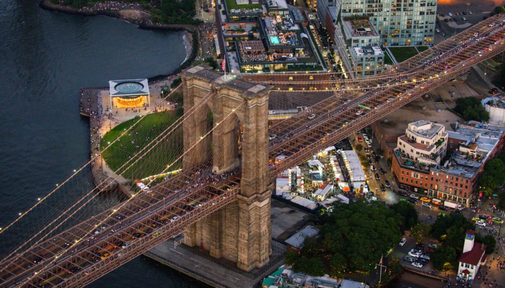 Take a helicopter ride over NYC is once of the most romantic things to to in NYC