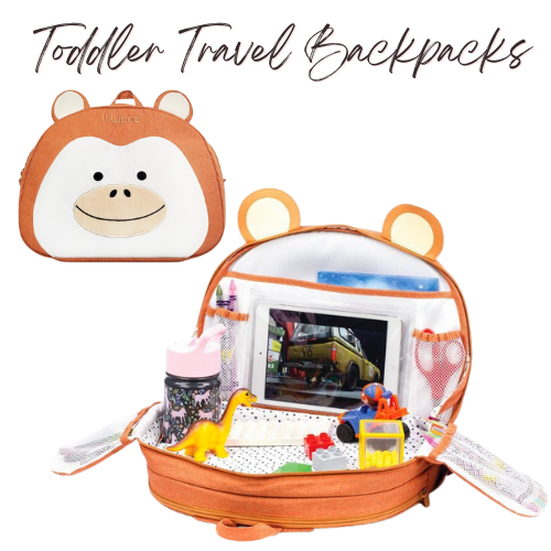 Traveling Essentials For Toddlers. Backpacks that convert.